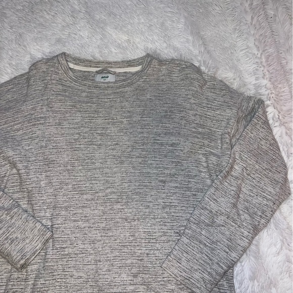 Aerie Heather Gray Oversized Crewneck size Small can fit Medium - Picture 1 of 5